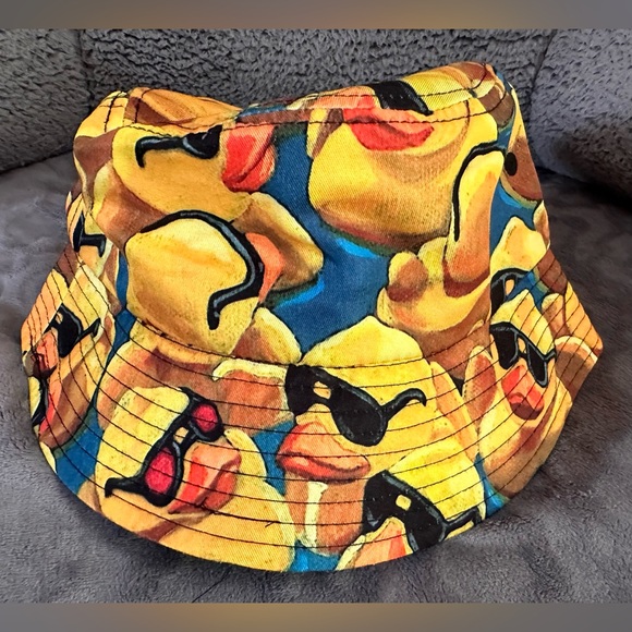 Unisex Rubber Duck Bucket Hat Fisherman Hat Beach Travel Sun Hat Outdoor Cap - Picture 8 of 12